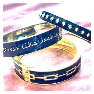 Set of 3 stackable bracelets